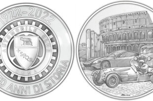 medaglia centenario aci roma
