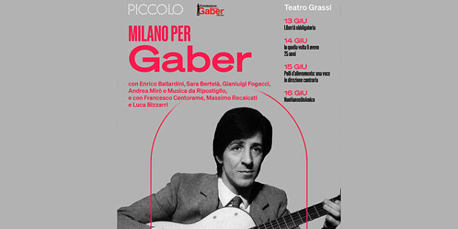 Milano per Gaber