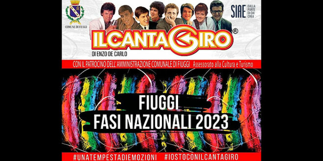 Al via l’edizione 2023 de “Il Cantagiro” con il calendario delle finali