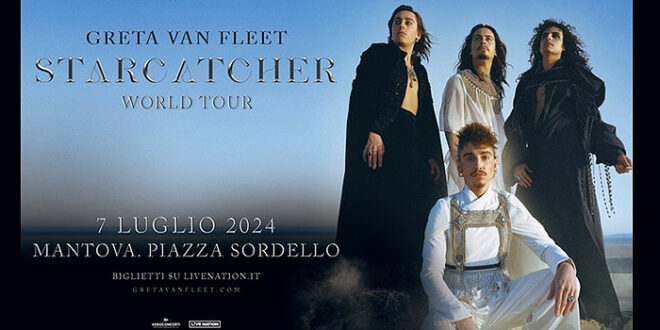 I Greta Van Fleet tornano in Italia in concerto a Mantova