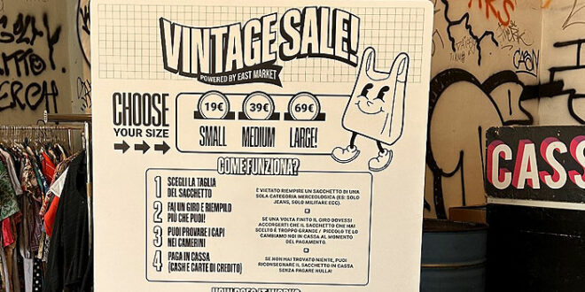 Fill Your Bag by East Market vintage Milano